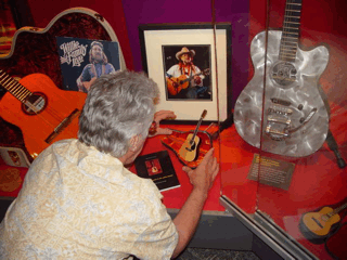 Jaap Kaisers Mini Martin D-35 placed in the Martin Museum by Dick Boak